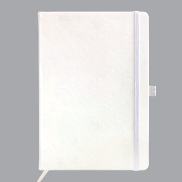 PU Leather Pocket Notebook with Elastic Closure – Red
