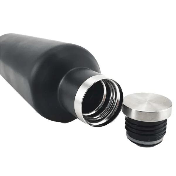 TMI-015 BK – Matte Black Stainless Steel Bottle (500ml)