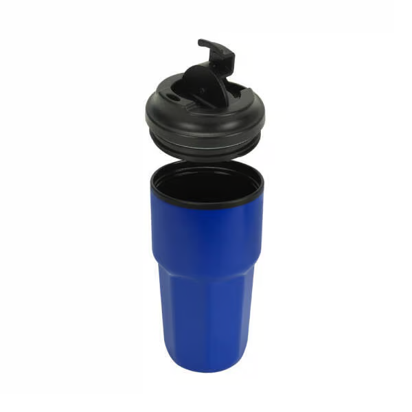 TMI-077 – Double Wall Tumbler with Flip-Top PP Lid (473ml)