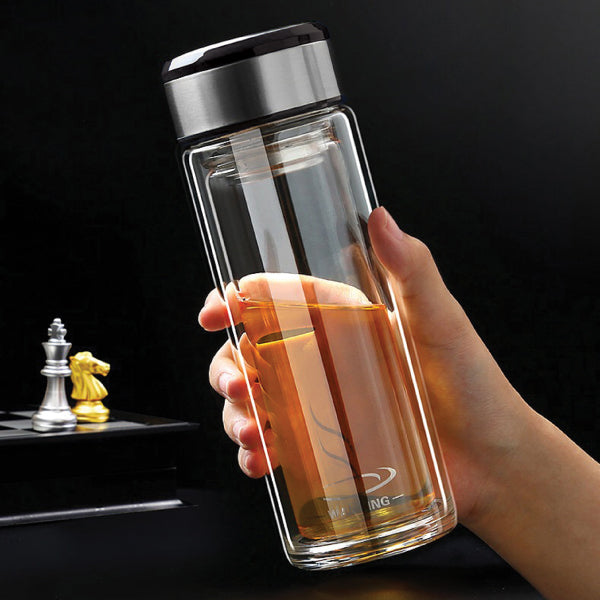 ATMI 15 - Double Wall Glass Insulation Bottle 500ML
