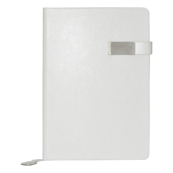 AMIO 10 - A5 PU Notebook with Magnetic Closure and Metal Bookmark