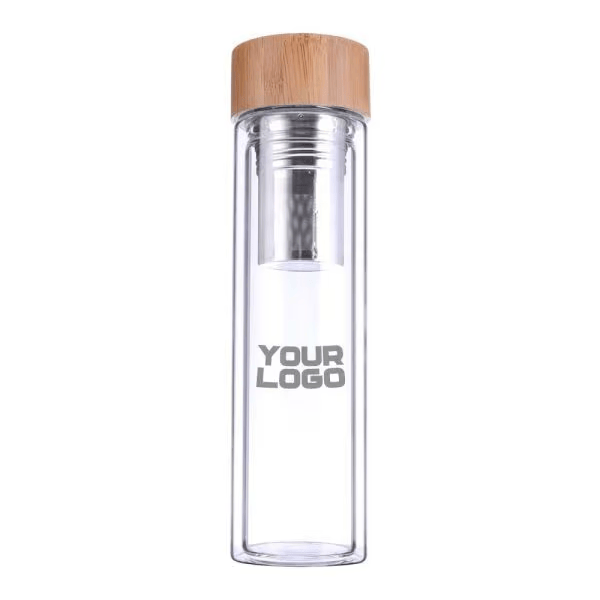 TMI-014 Glass and Bamboo Flask
