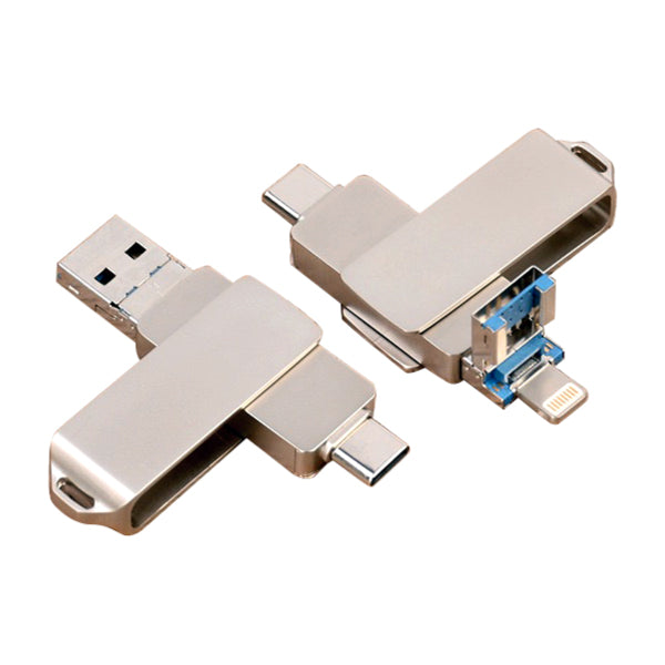 AMIF 101 3-in-1 Metal USB Flash Drive – iPhone/Type-C/USB