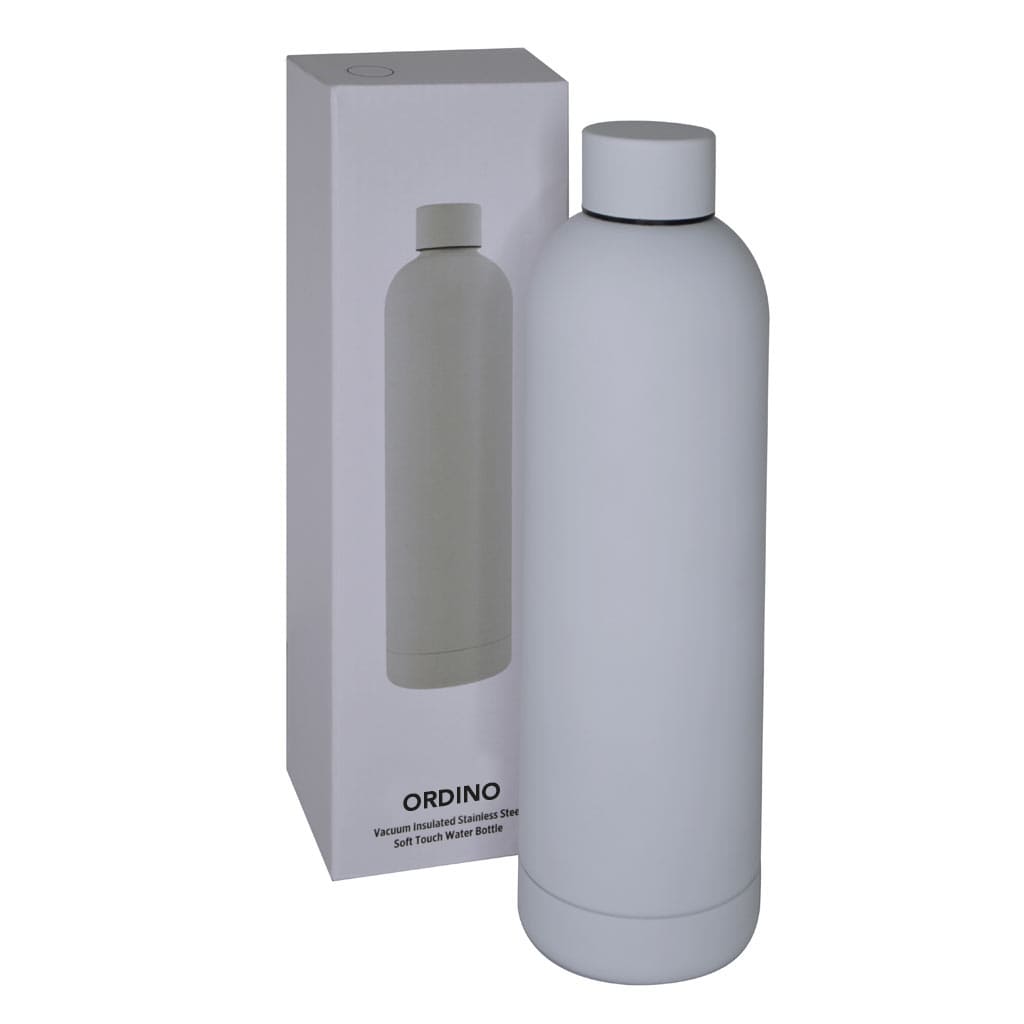 Rubber Coated Stainless Steel Bottle (without hook) – Black | 500ml