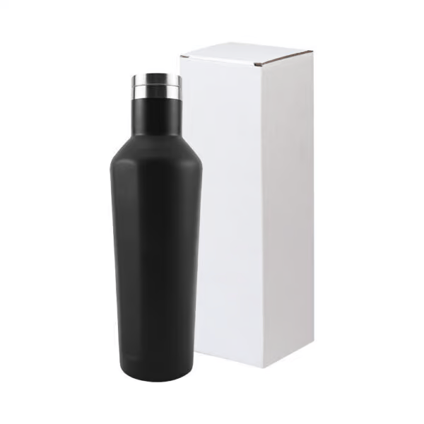 TMI-015 BK – Matte Black Stainless Steel Bottle (500ml)