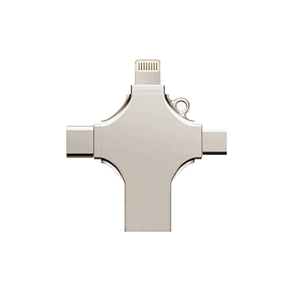 AMIF 089 4-in-1 USB Flash Drive – Multi-Port Metal Drive
