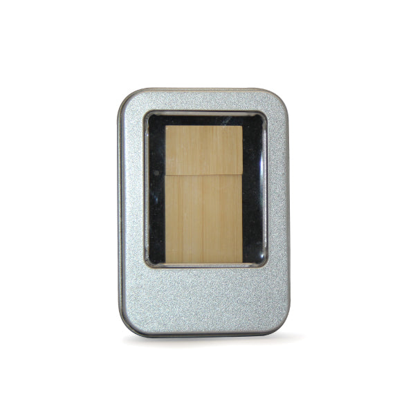 AMIF 033 Wooden USB Flash Drive – Bamboo + Metal
