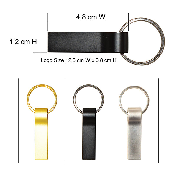 Compact Metal USB Keychain Flash Drive – Executive Mini USB Storage