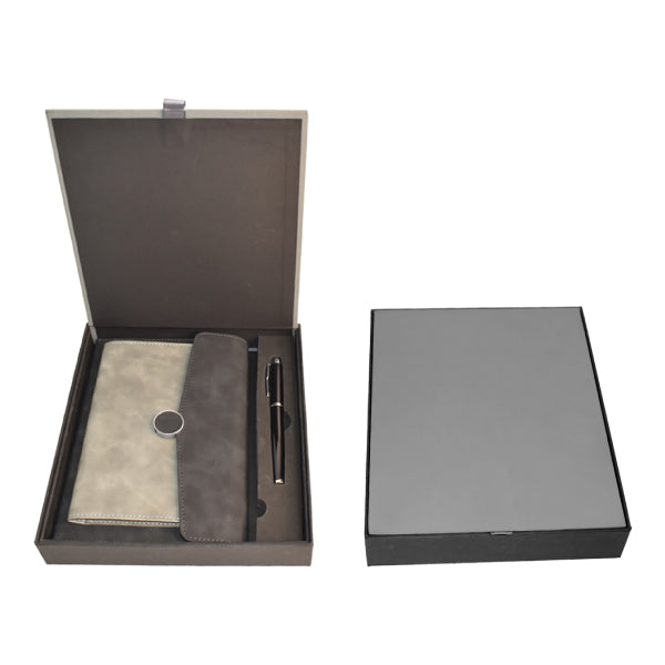 AMIO 28 - Executive Portfolio PU Leather Notebook with Magnetic Closure