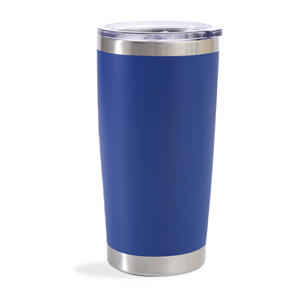 ATMI 17 - Double Wall Travel Tumbler Mugs with Clear Lid 600ML