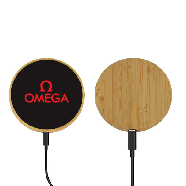 HMI W11 - Bamboo LED Logo Charging Pad