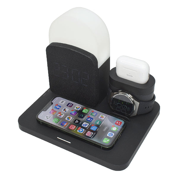 HMIW 88 - Multi-Function Wireless Charger with Light-Up Logo