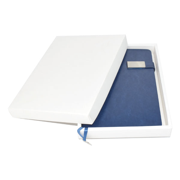AMIO 10 - A5 PU Notebook with Magnetic Closure and Metal Bookmark