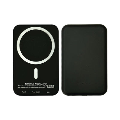 8000mAh Magnetic Wireless Power Bank – MagSafe Compatible Fast Charging Portable Charger