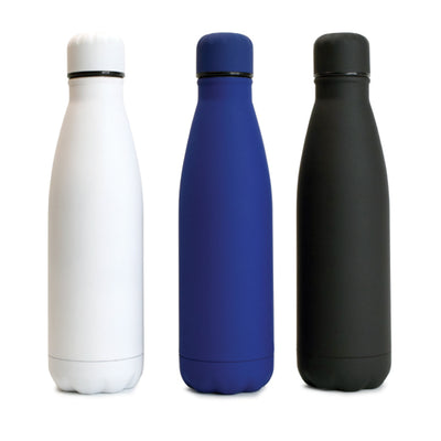 Premium Puff Bottle – Rubber Black Finish (500 ml)