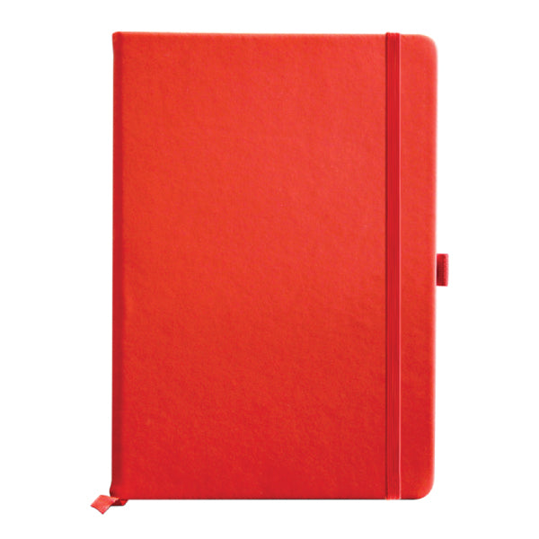 PU Leather Pocket Notebook with Elastic Closure – Black