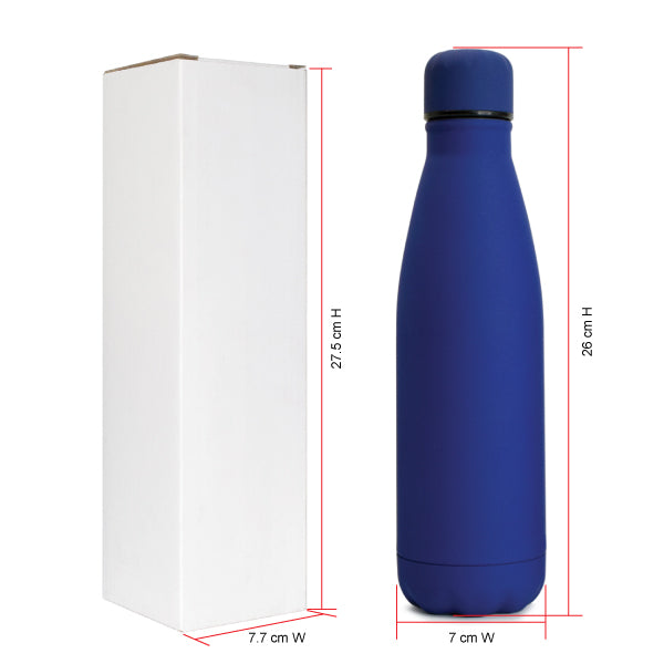 Premium Puff Bottle – Rubber White Finish (500 ml)