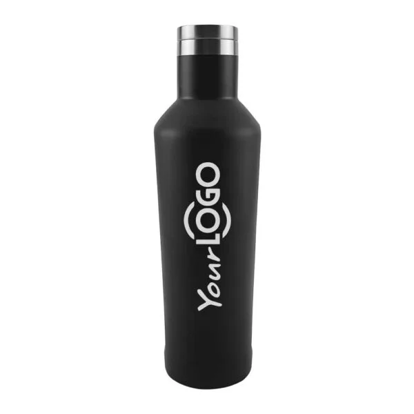 TMI-015 BK – Matte Black Stainless Steel Bottle (500ml)