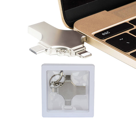 AMIF 089 4-in-1 USB Flash Drive – Multi-Port Metal Drive