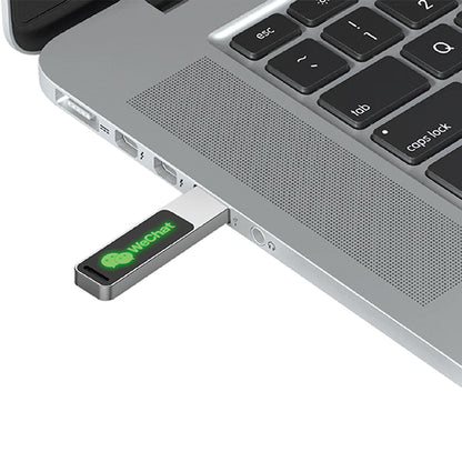 AMIF 091 Slim Metal LED USB Flash Drive – Light-Up Logo