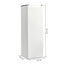 Premium Water Bottle with Magnetic Phone Holder - White