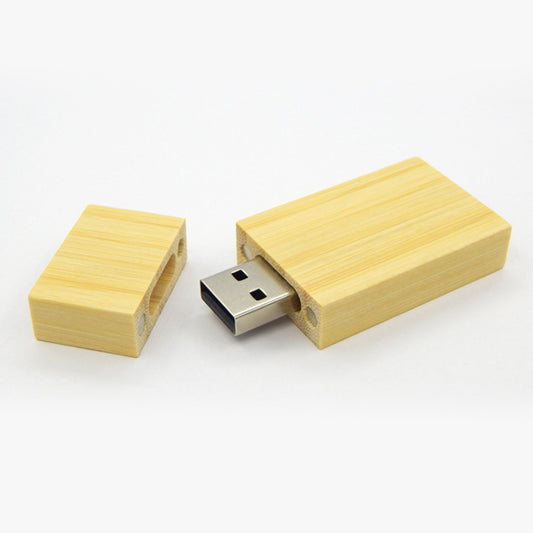 AMIF 033 Wooden USB Flash Drive – Bamboo + Metal