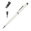 Slim Metal Stylus Pen with Custom Logo – Executive Corporate Gift Pen (Black & White)