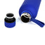 Rubber Coated Stainless Steel Bottle with Silicone Hook – Blue (500 ml)
