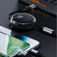 100W 3-in-1 Retractable Fast Charging Cable with Phone Holder – Type-C, Lightning & Micro USB