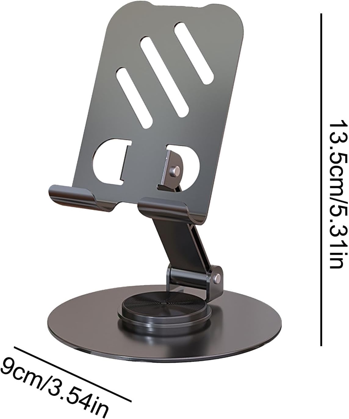360° Rotating Aluminum Phone & Tablet Stand – Foldable Adjustable Holder for Mobile & Tablets (Premium Corporate Gift)