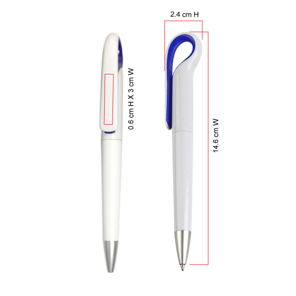 Finger Grip Promotional Pen with Custom Logo – (Full Black, Full White, Red, Blue, Green, Yellow)