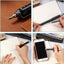 6-in-1 Engineer Metal Multi-Tool Pen with Scale, Stylus & Screwdrivers – (Black)