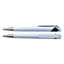 Cutedge Promotional Plastic Pen with Custom Logo – Corporate Giveaway Pens (Silver, Blue, Black, Red)
