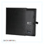 Executive Hi-Tech Organizer with Wireless Charger & Illuminated Logo- Black