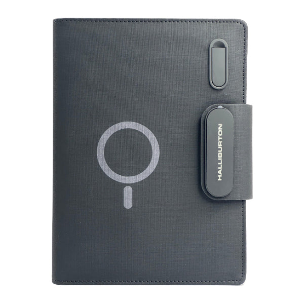 Hi-Tech Organizer with Magnetic Light-up Closure - Black.