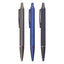 Smooth Touch Metal Pen with Custom Logo – Premium Corporate Gift Pen (Black & Grey)