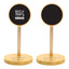 Eco-Friendly Bamboo 2-in-1 Wireless Charging Stand with Light-Up Logo – Premium Corporate Tech Gift