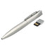 Smooth Touch Metal Pen with USB Drive – Premium 2-in-1 Corporate Gift Pen (Black & Silver)