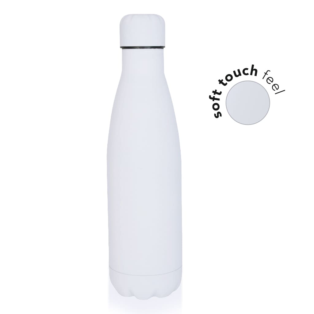 Premium Puff Bottle – Rubber White Finish (500 ml)