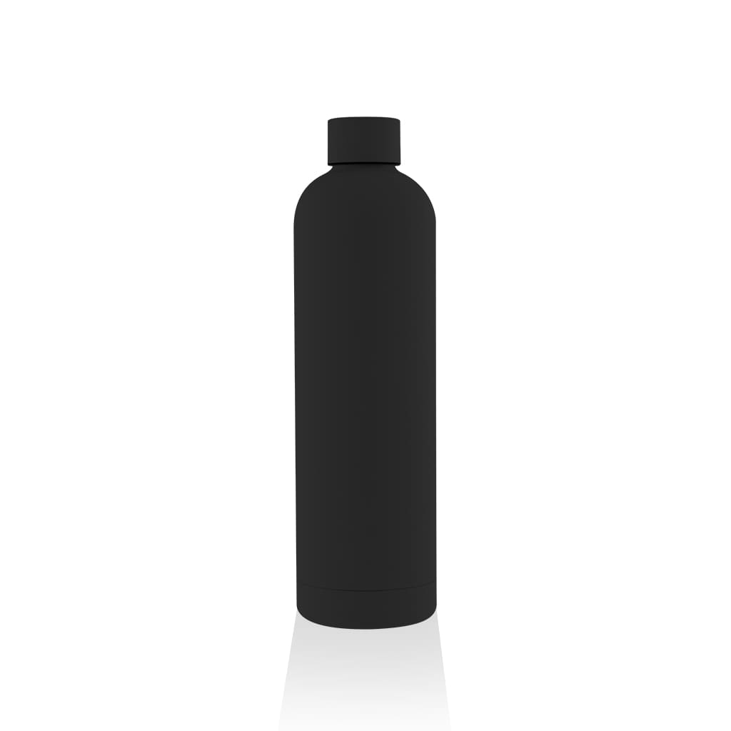Rubber Coated Stainless Steel Bottle (without hook) – White | 500ml