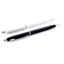 Slim Metal Pen with Steel Clip – Elegant Corporate Gift Pen with Custom Logo (White & Black)