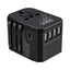 Universal Travel Adapter with Type-C Fast Charging & Light-Up Logo – 4 USB Multi-Port And 1 USB Type-C
