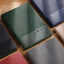 Premium PU Soft Cover Notebook with Metal Bookmark - Olive Green