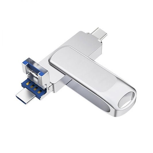 3-in-1 Heavy Metal OTG USB Flash Drive – USB 3.0 & Type-C Dual Interface USB