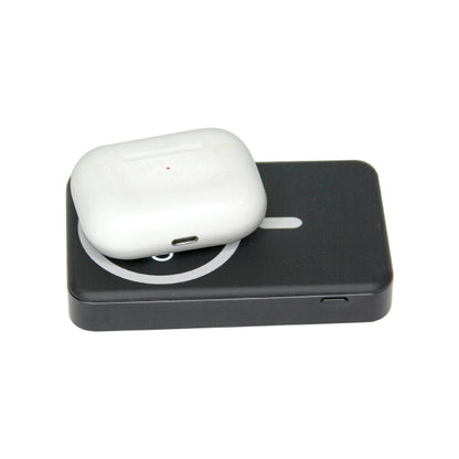 12,000mAh Magnetic Wireless Power Bank – MagSafe Fast Charging for Mobile & Earbuds (15W)