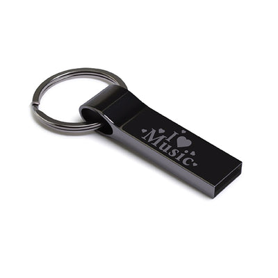 Compact Metal USB Keychain Flash Drive – Executive Mini USB Storage