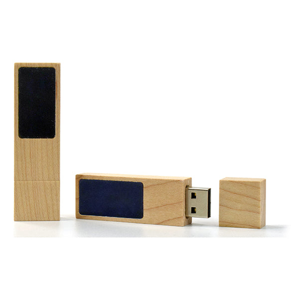AMIF 103 Wooden LED Light-Up USB Flash Drive – Eco-Friendly