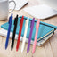 Rubberized Plastic Ball Pen with Custom Logo – Promotional Corporate Giveaway Pen (White, Pink, Navy Blue, Purple, Red, Royal Blue, Black)