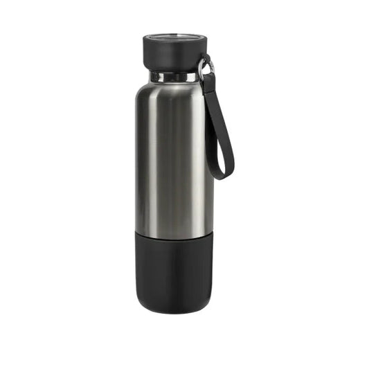 Multi-Function Stainless Steel Bottle with Base Cup & Lanyard – 500 ml | Premium Corporate Gift