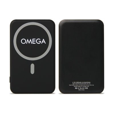 12,000mAh Magnetic Wireless Power Bank – MagSafe Fast Charging for Mobile & Earbuds (15W)